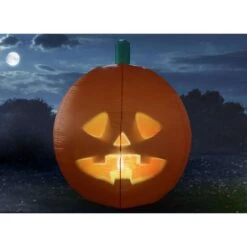 Mindscope Jabberin' Jack 5 Ft. Prelit Halloween Pumpkin Inflatable