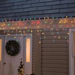 Celebrations Incandescent Mini Multicolored 300 Ct Icicle Christmas Lights 17 Ft. 9 Celebrations Incandescent Mini Multicolored 300 Ct Icicle Christmas Lights 17 Ft. -Alpine Sales Store 035efad6 b10c 4bbe a40a 3e4c622d7113