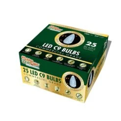 Holiday Bright Lights LED C9 Cool White 25 Ct Replacement Christmas Light Bulbs -Alpine Sales Store 03a025ea 68b0 45e0 82f0 5c719dab5a87