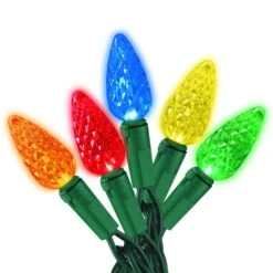 Celebrations Gold LED C6 Multicolored 100 Ct String Christmas Lights 33 Ft. -Alpine Sales Store 05078740 695d 40ec 9cef 08b1631afd99