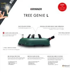 Krinner Tree Genie Large Metal Real Christmas Tree Stand 8 Ft. -Alpine Sales Store 0544da00 1f39 4f3c 805a 3f22ea6fba95
