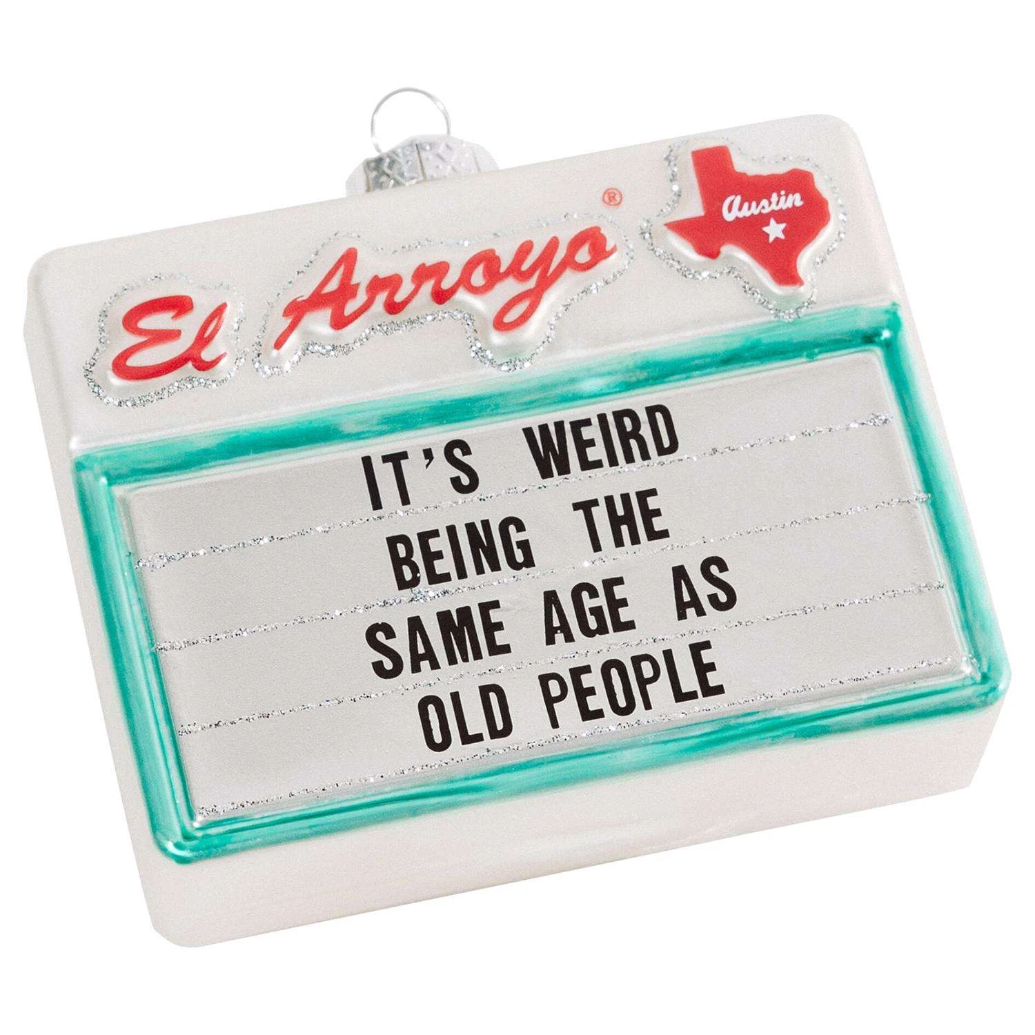 El Arroyo Multicolored Old People Ornament 3 El Arroyo Multicolored Old People Ornament