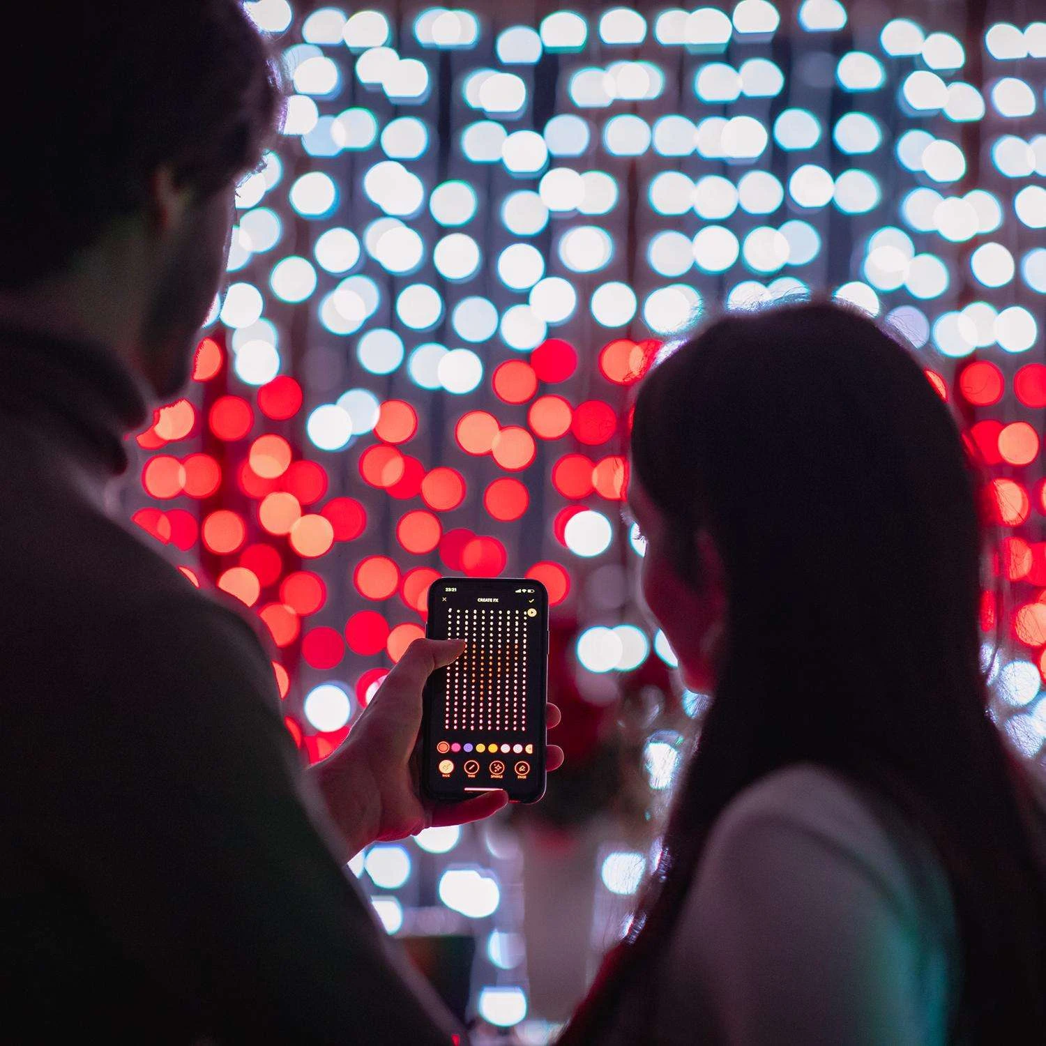 Holiday Bright Lights Twinkly LED Mini Multicolored 210 Ct String Christmas Lights 5 Holiday Bright Lights Twinkly LED Mini Multicolored 210 Ct String Christmas Lights - Image 3