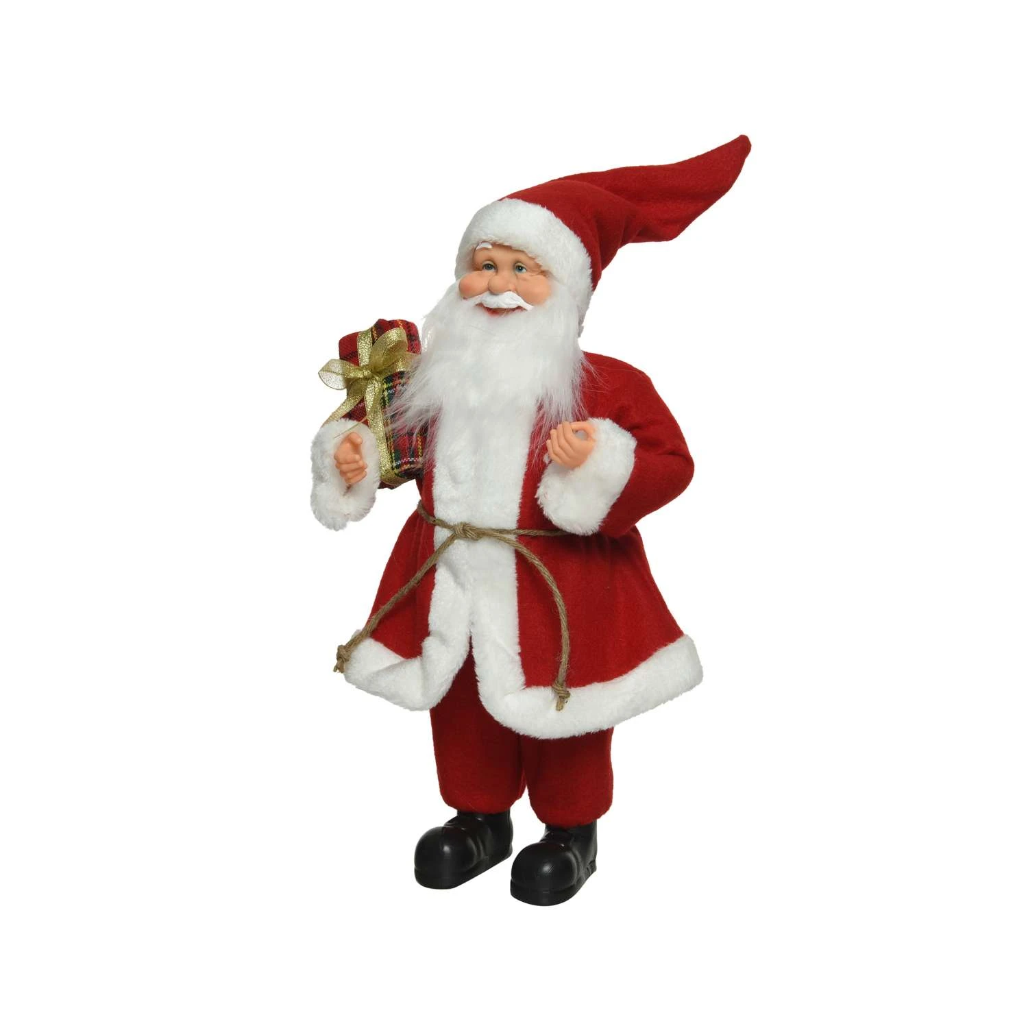 Decoris Santa With Gift Animated Decor 18 In. 3 Decoris Santa With Gift Animated Decor 18 In.