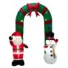 Glitzhome Santa Snowman Gate Arch 96.06 In. Inflatable 2 Glitzhome Santa Snowman Gate Arch 96.06 In. Inflatable -Alpine Sales Store 08698e8b 8d6c 4221 b54e fecc682e152f