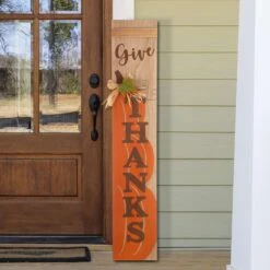 Glitzhome 42 In. Give Thanks Sign Pathway Decor -Alpine Sales Store 08b069dd 5454 4a93 aa67 43e3af6ce159
