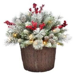 Celebrations 1-1/2 Ft. Snow Frosted Urn Filler 1 Pk