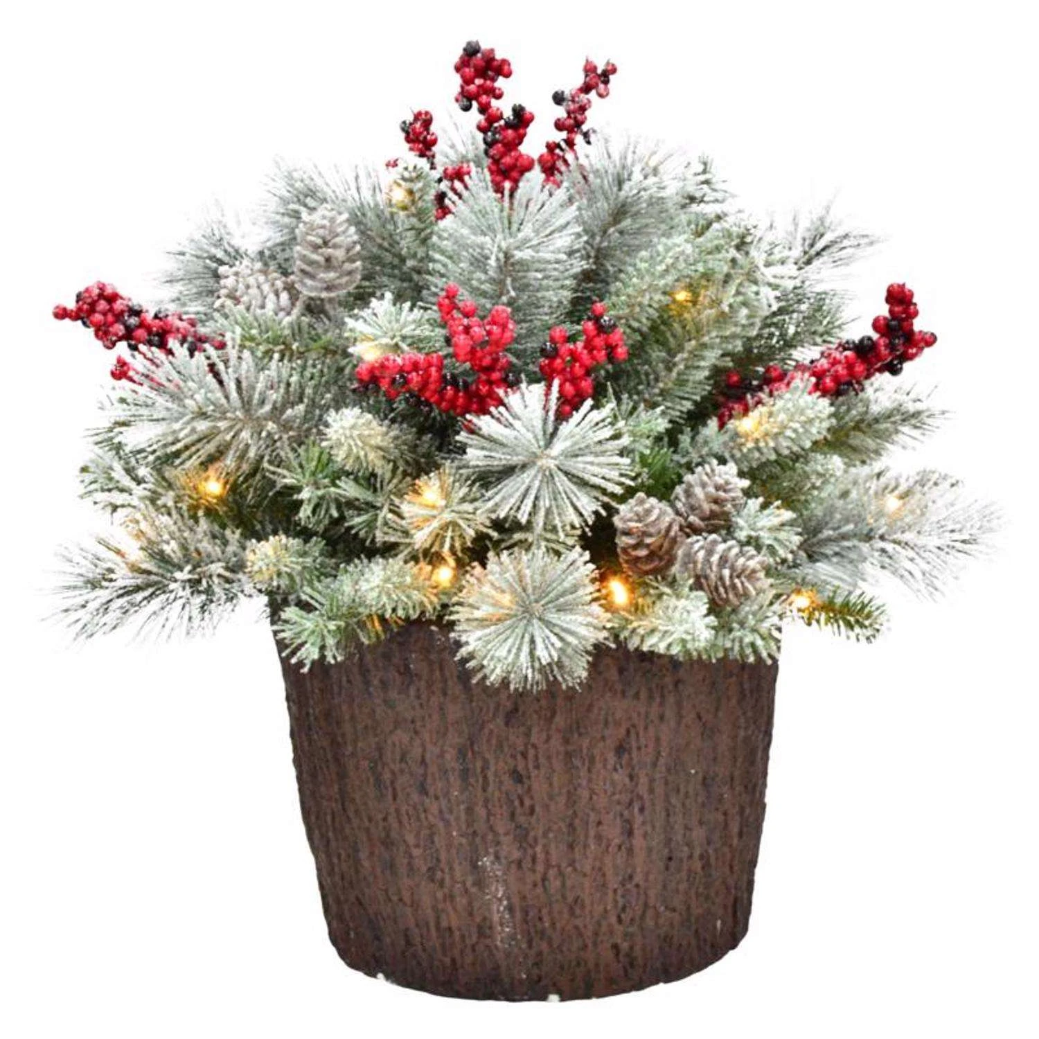 Celebrations 1-1/2 Ft. Snow Frosted Urn Filler 1 Pk 3 Celebrations 1-1/2 Ft. Snow Frosted Urn Filler 1 Pk