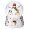 Roman Glitterdome LED Multicolored Musical Puppies With Snowman Indoor Christmas Decor 5.75 In. -Alpine Sales Store 0abe4715 6d70 46c3 bf8e 21035cedc5b2