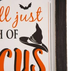 Glitzhome 42.05 In. Hocus Pocus Easel Sign Pathway Decor -Alpine Sales Store 0af85306 97fb 47a8 adda 9200182134ba