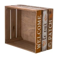 Glitzhome 6.89 In. Pumpkin Crate Tabletop Decor -Alpine Sales Store 0b593bba 9ac3 4c90 9efc cd819a0757b7