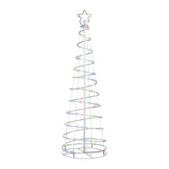 Celebrations LED Multi Spiral 6 Ft. Yard Decor