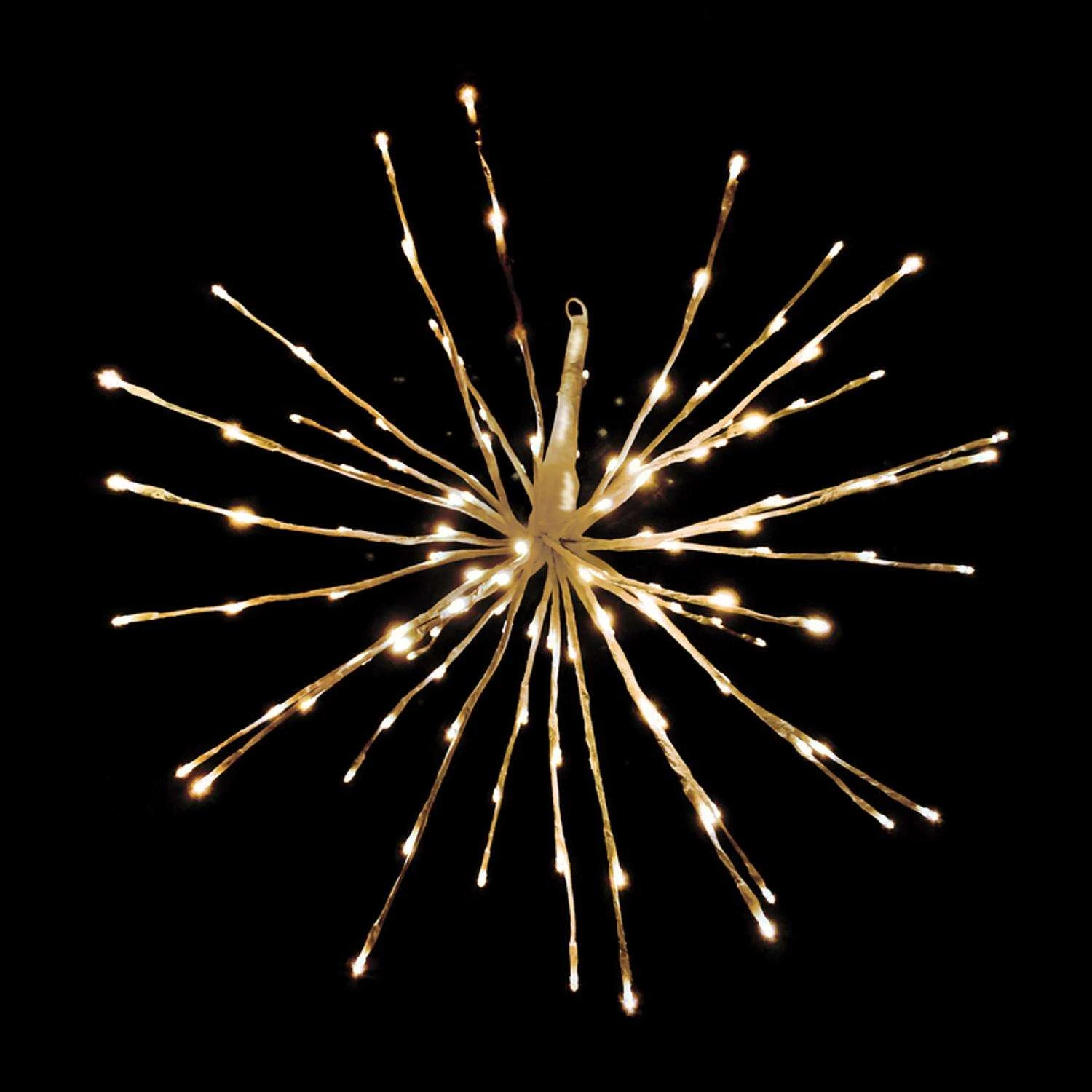 Celebrations Platinum LED Gold Radiant Blast 24 In. Hanging Decor 4 Celebrations Platinum LED Gold Radiant Blast 24 In. Hanging Decor - Image 2