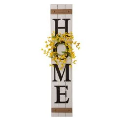 Glitzhome Multicolored Home With 3 Interchangeable Floral Wreaths Porch Sign 42 In. 11 Glitzhome Multicolored Home With 3 Interchangeable Floral Wreaths Porch Sign 42 In. -Alpine Sales Store 136cb8aa 6ac7 4f8c 8b08 8d11ecab3f91