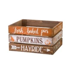 Glitzhome 6.89 In. Pumpkin Crate Tabletop Decor -Alpine Sales Store 13999163 e29f 4a3d 9b83 1a0bce768b6d