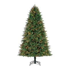 Celebrations 7-1/2 Ft. Full Incandescent 600 Ct Grande Fir Color Changing Christmas Tree
