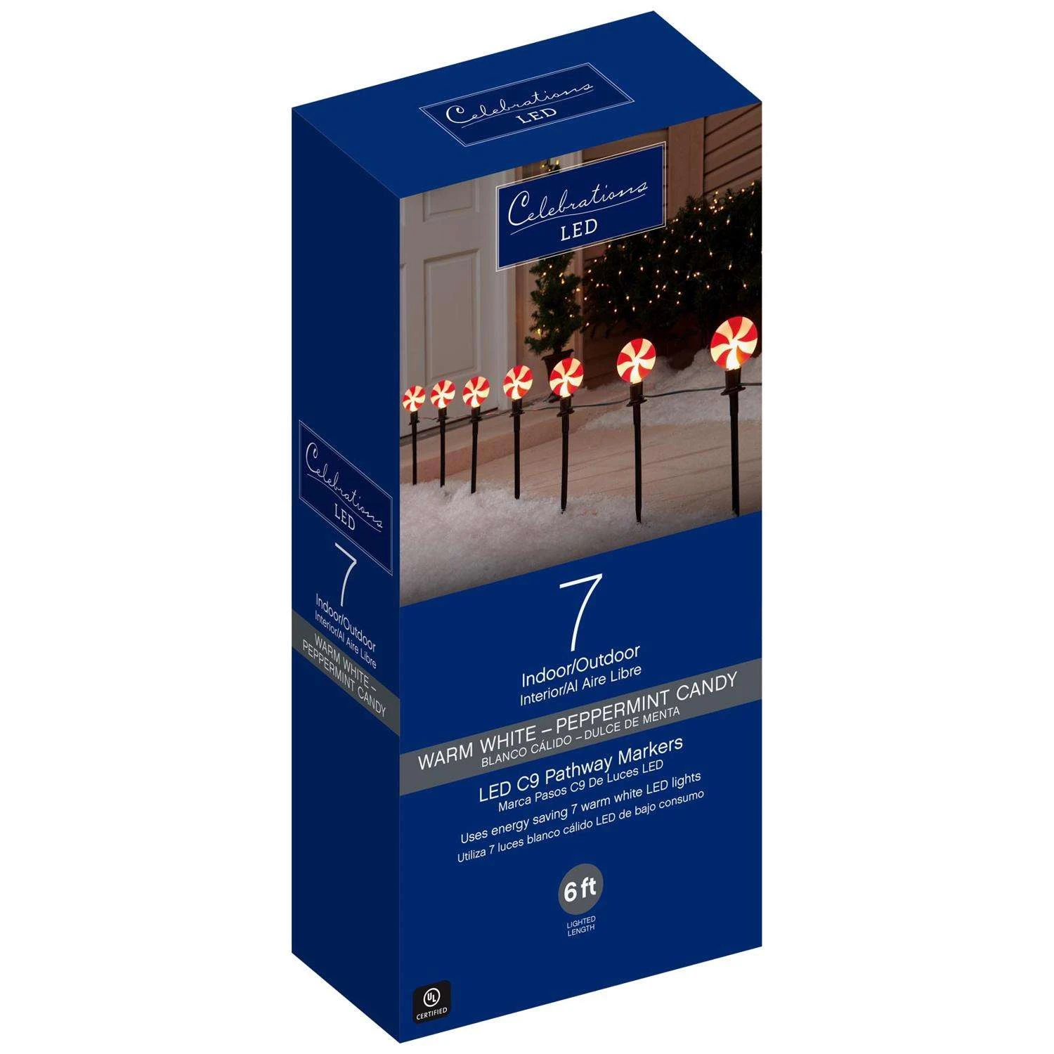 Celebrations Red/White Peppermint Candy Pathway Decor 4 Celebrations Red/White Peppermint Candy Pathway Decor - Image 2