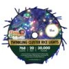 Holiday Bright Lights LED Rice Cluster Blue 768 Ct String Christmas Lights -Alpine Sales Store 180c75b4 73dc 4f59 9d7d cd64d3454d25