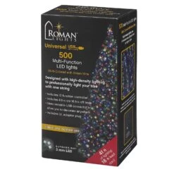 Roman LED Multicolored 500 Ct String Christmas Lights 41 Ft.
