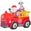 Gemmy LED Santa And Firetruck 5 Ft. Inflatable -Alpine Sales Store 1ae6803b 6bee 49ab 80f2 0256b5a3a7f7