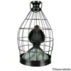 Gemmy 12 In. LED Crow Sculpture Crow In Cage Hanging Decor -Alpine Sales Store 1b7b129e 393b 4b60 9aeb 982e3b0c7691