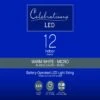 Celebrations LED Micro/5mm Clear/Warm White String Christmas Lights