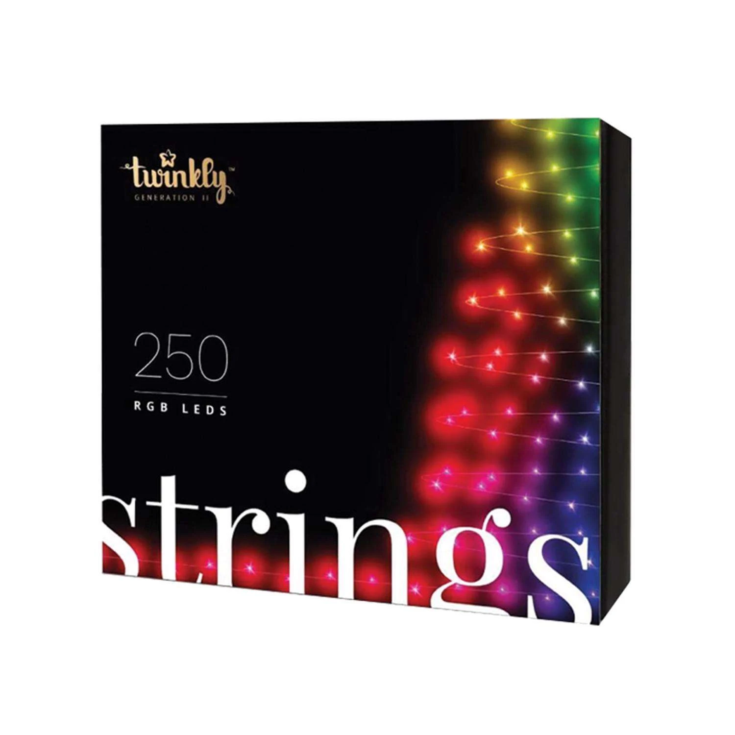 Twinkly LED Micro/5mm Multicolored 250 Ct String Christmas Lights 65.5 Ft. 3 Twinkly LED Micro/5mm Multicolored 250 Ct String Christmas Lights 65.5 Ft.