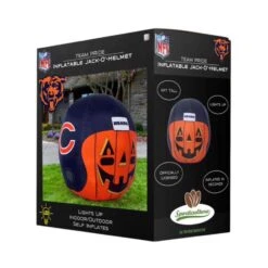 Sporticulture NFL 4 Ft. LED Chicago Bears Jack-O-Helmet Inflatable 12 Sporticulture NFL 4 Ft. LED Chicago Bears Jack-O-Helmet Inflatable -Alpine Sales Store 1eb40c59 89c4 4525 b3da b6800534cde9