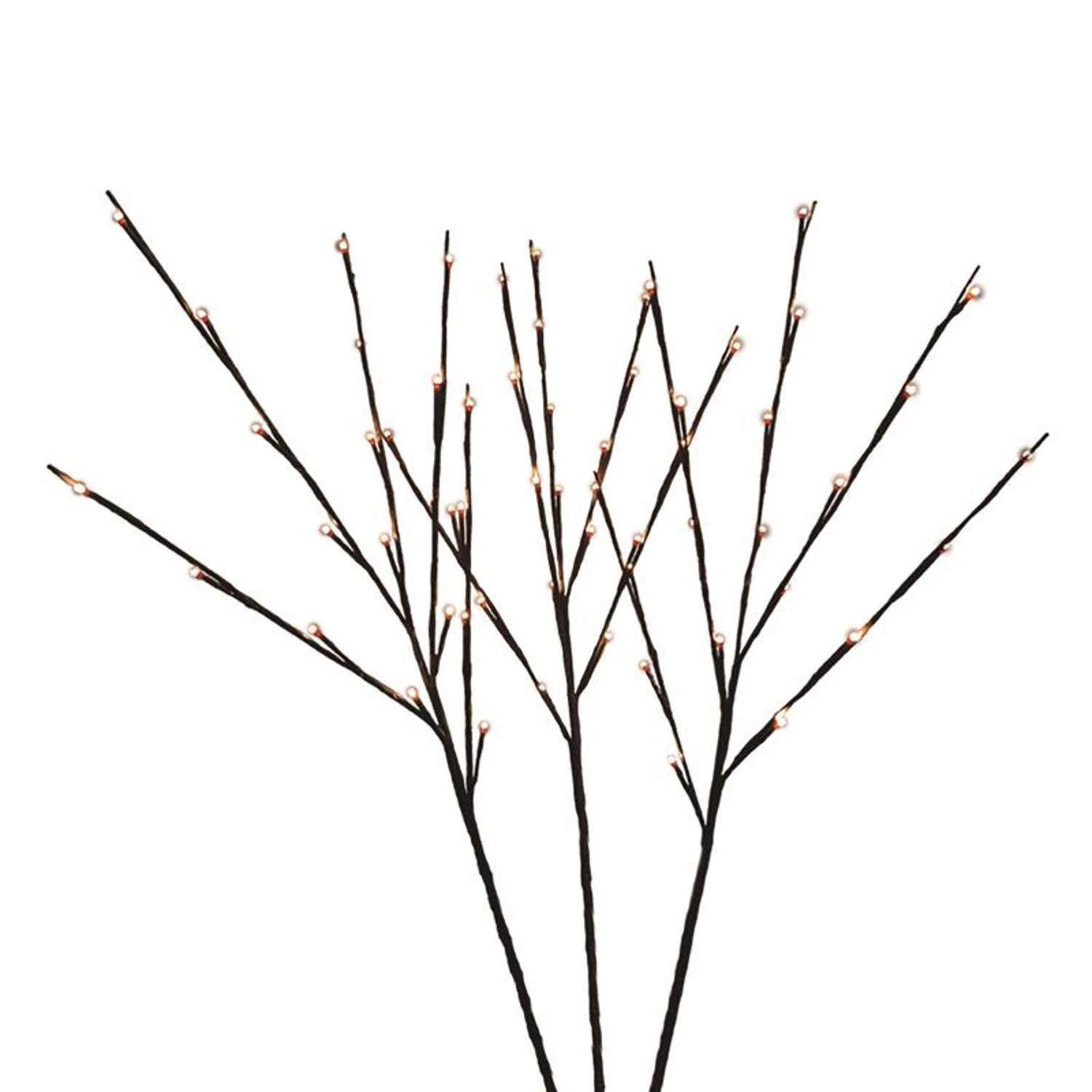 Celebrations LED Warm White Lighted Brown Twigs 32 In. Yard Decor 3 Celebrations LED Warm White Lighted Brown Twigs 32 In. Yard Decor