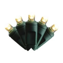 Celebrations Platinum LED Mini Warm White 50 Ct String Christmas Lights 25 Ft.