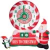 Gemmy LED Spinning Countdown Clock To Christmas Scene 9 Ft. Inflatable 1 Gemmy LED Spinning Countdown Clock To Christmas Scene 9 Ft. Inflatable -Alpine Sales Store 24bbab50 465e 4853 9c41 a7cd0e142be1