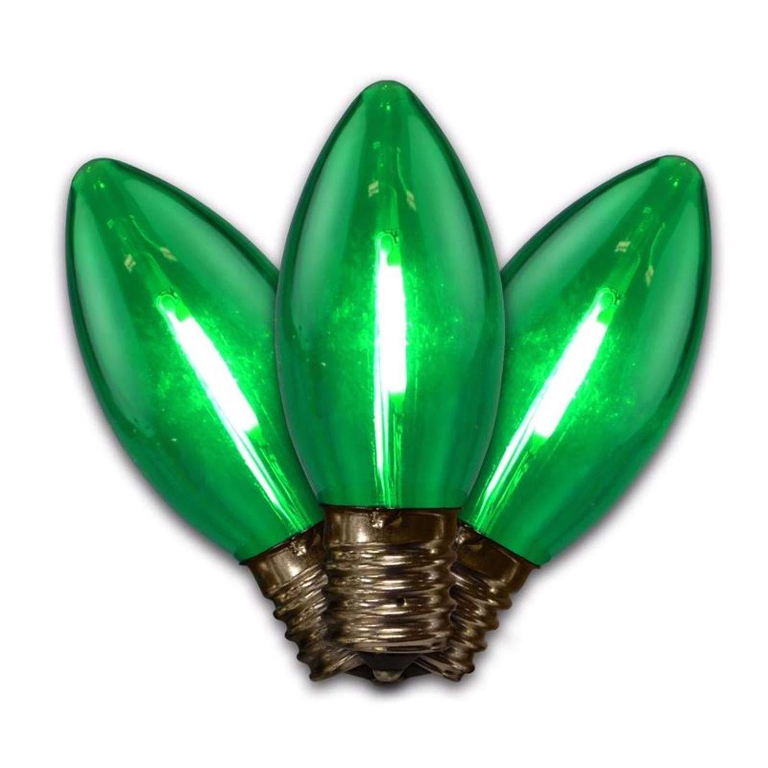 Holiday Bright Lights LED C9 Green 25 Ct Replacement Christmas Lights 4 Holiday Bright Lights LED C9 Green 25 Ct Replacement Christmas Lights - Image 2