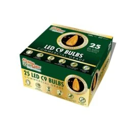 Holiday Bright Lights LED C9 Yellow 25 Ct Replacement Christmas Light Bulbs -Alpine Sales Store 29361ed0 3e91 44e3 a954 a3a0b1f33511