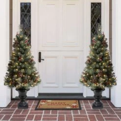 Glitzhome 4 Ft. Slim LED 100 Ct Classic Christmas Tree -Alpine Sales Store 29782d59 0693 4cad 89de 4ee70131fe29
