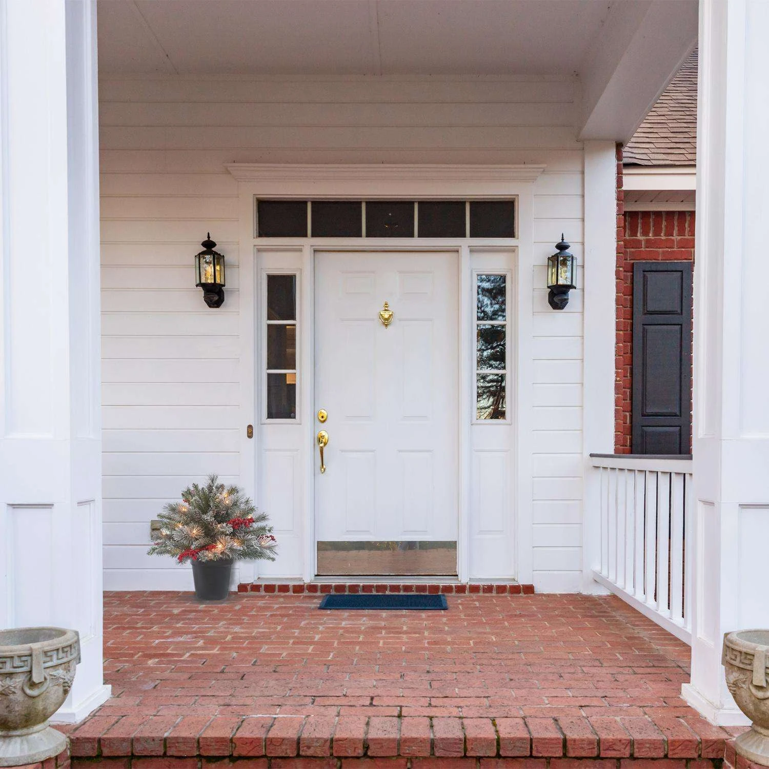 Celebrations 1-1/2 Ft. Snow Frosted Urn Filler 1 Pk 4 Celebrations 1-1/2 Ft. Snow Frosted Urn Filler 1 Pk - Image 2