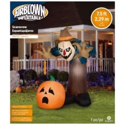 Gemmy Airblown 7.5 Ft. LED Prelit Animated Scarecrow Inflatable -Alpine Sales Store 2e990107 d9d8 4667 b95b bf47143e26fd
