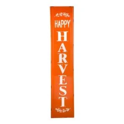 Glitzhome 43 In. Happy Harvest Porch Sign Pathway Decor