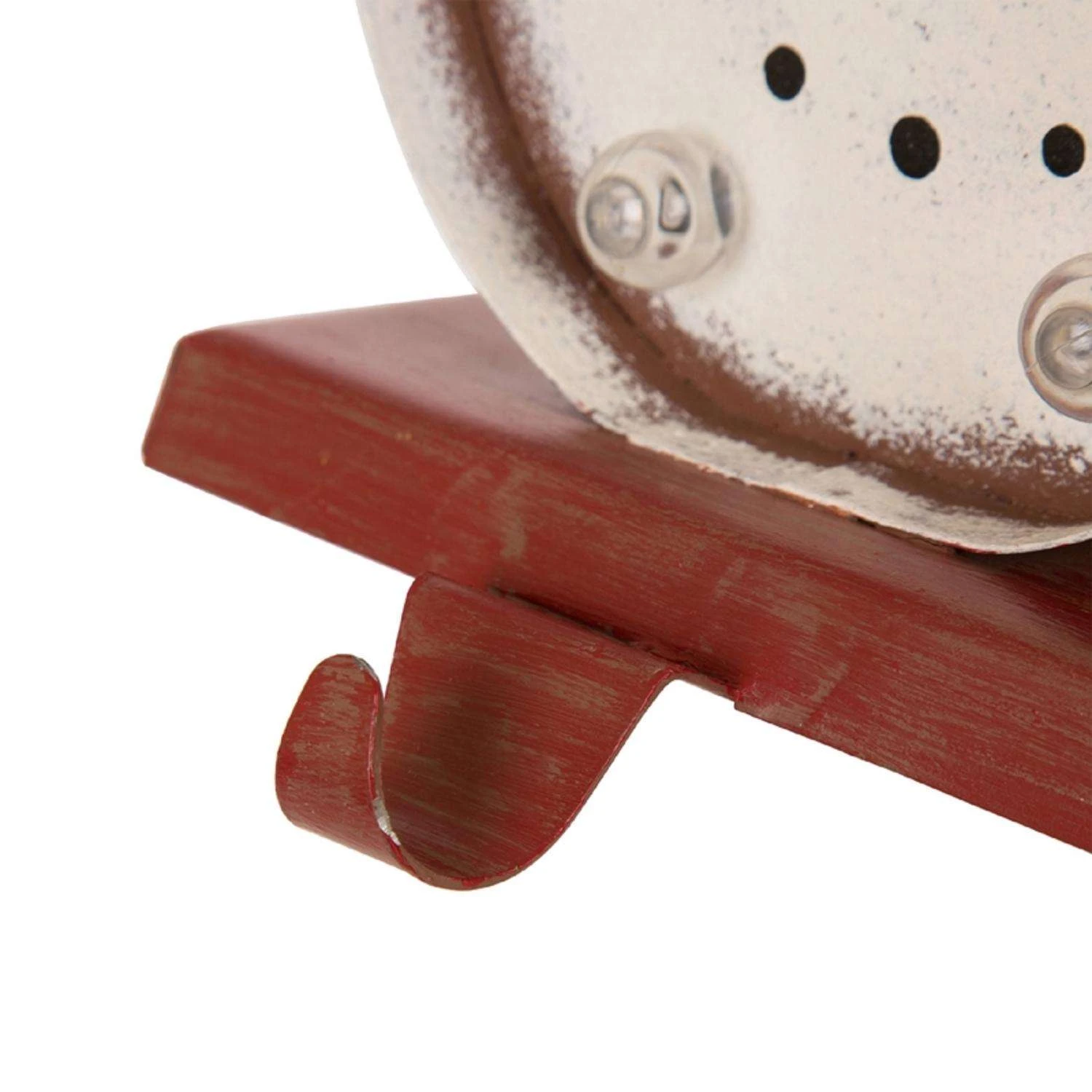 Glitzhome Marquee Black/White Snowman Head Christmas Stocking Holder 7.48 In. 6 Glitzhome Marquee Black/White Snowman Head Christmas Stocking Holder 7.48 In. - Image 4