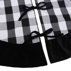 Dyno Black/White Plaid Tree Skirt 1.25 In. 9 Dyno Black/White Plaid Tree Skirt 1.25 In. -Alpine Sales Store 33bf52e6 ea1c 40ee 8262 c2c55718b820