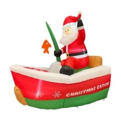 Celebrations Fishing Santa 5 Ft. Inflatable