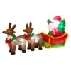 Glitzhome Santa Sleigh & Reindeer 13.31 In. Inflatable -Alpine Sales Store 3af3cc51 d3df 478f 88cf 650bd45ccb25