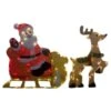 Gemmy Flat-tastic LED Santa In Sleigh With Deer 3 Ft. Yard Decor -Alpine Sales Store 3c75dcee c01c 43d3 9cf7 455070ca8f9a