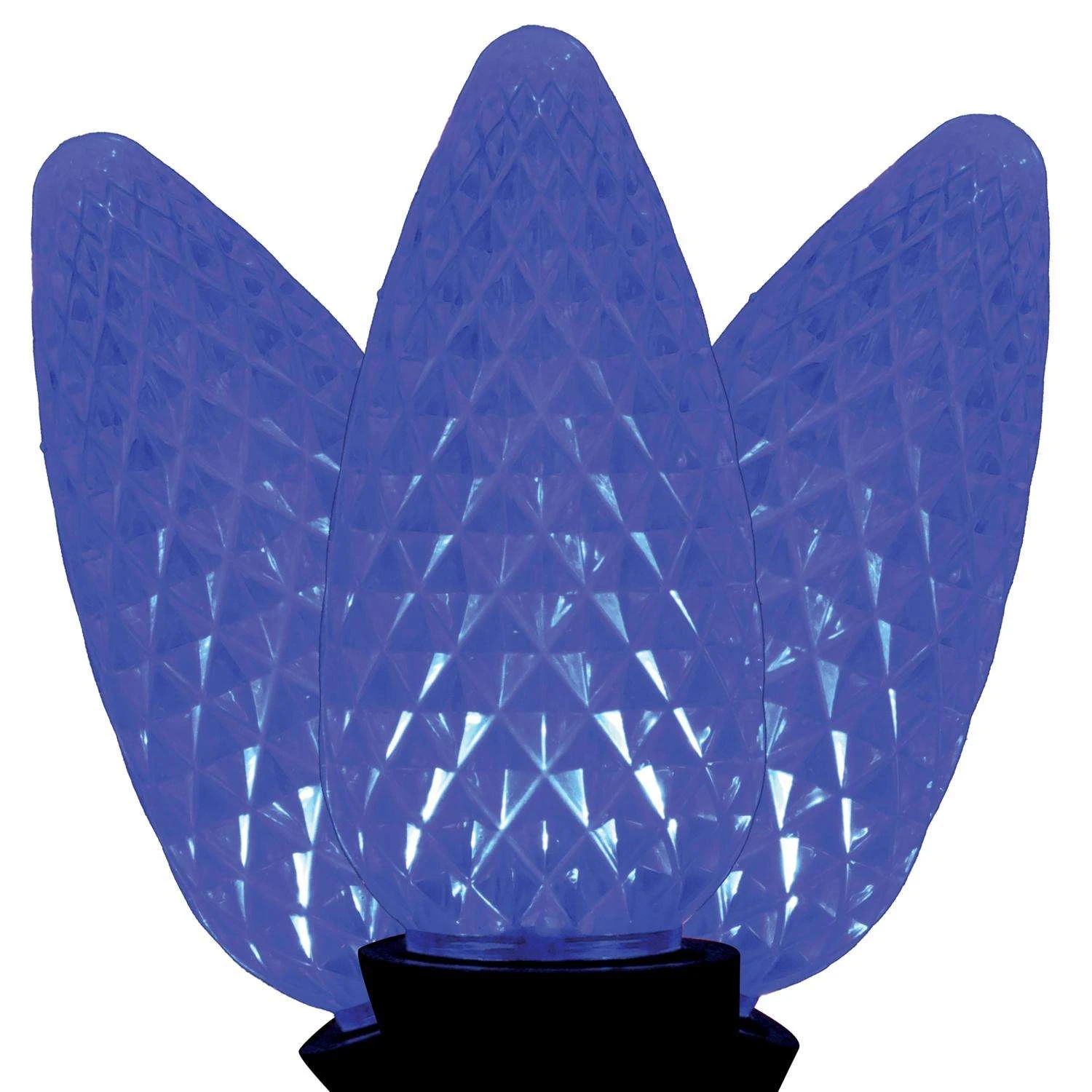 Holiday Bright Lights LED C9 Blue 100 Ct String Christmas Lights 3 Holiday Bright Lights LED C9 Blue 100 Ct String Christmas Lights