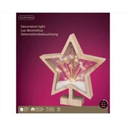 Lumineo LED Brown Lighted Star Table Decor 11 In. -Alpine Sales Store 3cd26540 0022 49fe 8132 ebf4563e6345