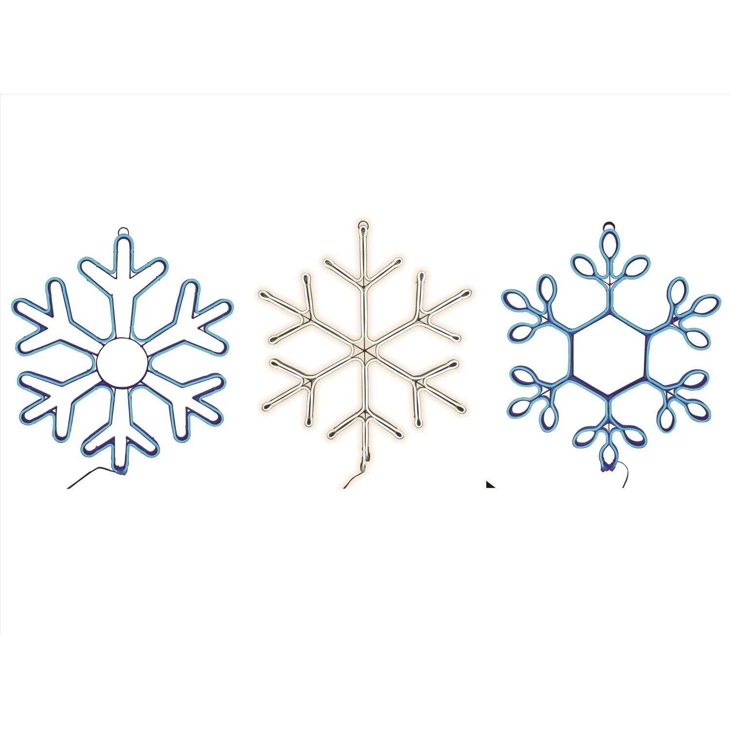 Celebrations Snowflake 36 In. Hanging Decor 3 Celebrations Snowflake 36 In. Hanging Decor