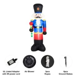 Glitzhome Nutcracker Decor 94.50 In. Inflatable 13 Glitzhome Nutcracker Decor 94.50 In. Inflatable -Alpine Sales Store 42b18368 00d1 49a1 bef8 8e2edddd9fbf