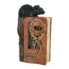 Touch Of Nature 10 In. LED Prelit Orange Spell Book With Rat Halloween Decor