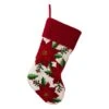 Glitzhome Multicolored Poinsettia Christmas Stocking 0.79 In. 2 Glitzhome Multicolored Poinsettia Christmas Stocking 0.79 In. -Alpine Sales Store 4b428ac5 278d 4a29 b876 1e262d80f5cb