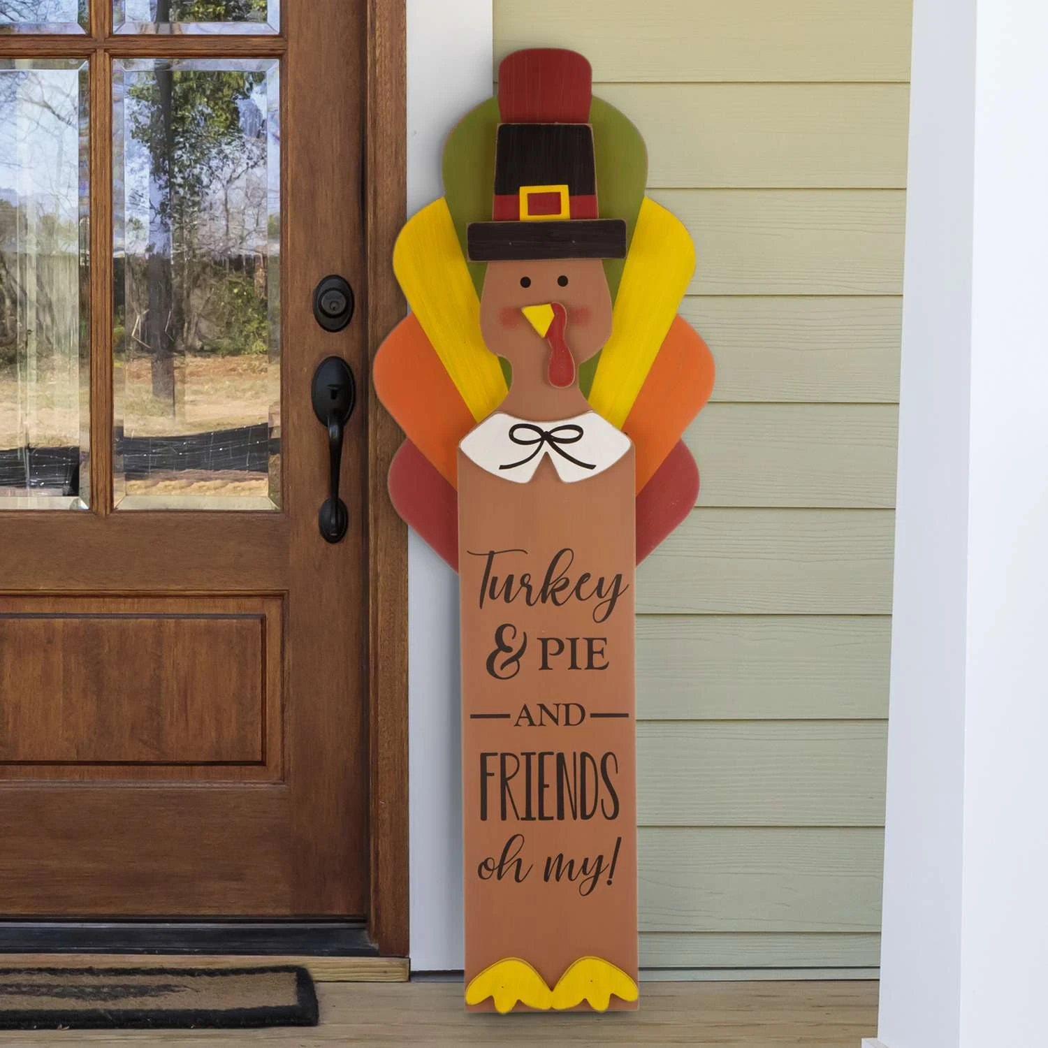 Glitzhome 40.04 In. Thanksgiving Turkey Standing Fall Decor 9 Glitzhome 40.04 In. Thanksgiving Turkey Standing Fall Decor - Image 7