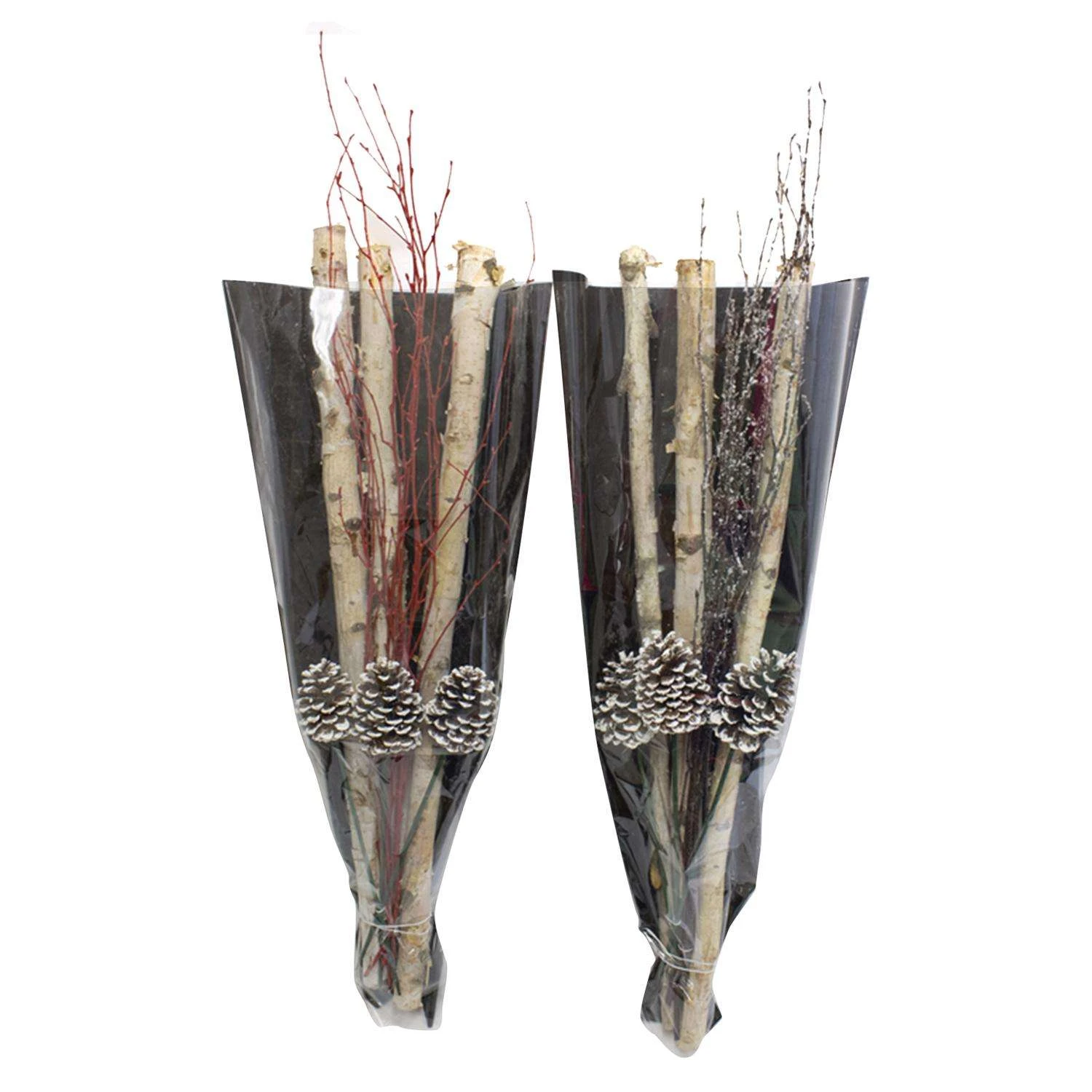 Winter Woods Porch Pot Twig Arrangement Ornament 48 In. 2 Winter Woods Porch Pot Twig Arrangement Ornament 48 In.